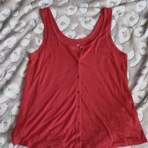 Button Down Tank Top
